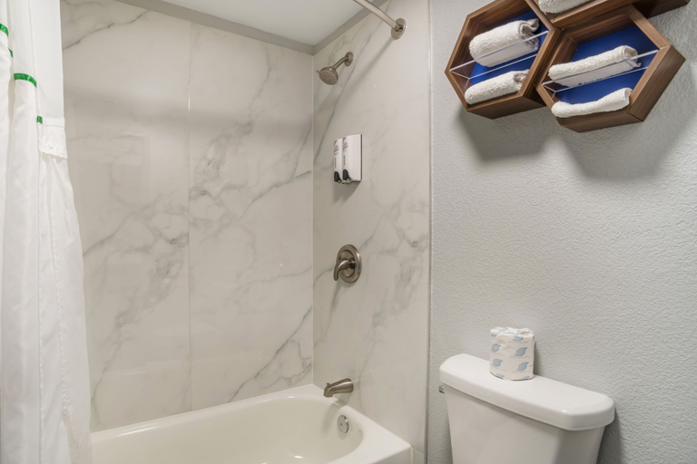 Bathroom 4, HomeTowne Studios by Red Roof Greenville, Greenville