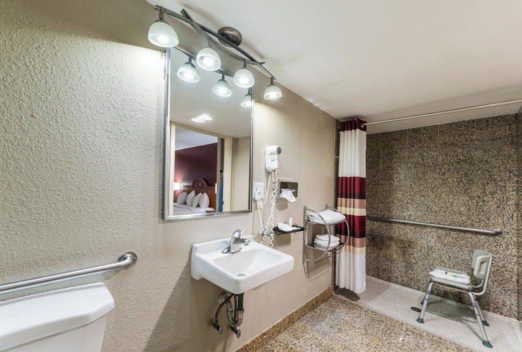 Bathroom 4, Red Roof Inn Morton Grove, Cook