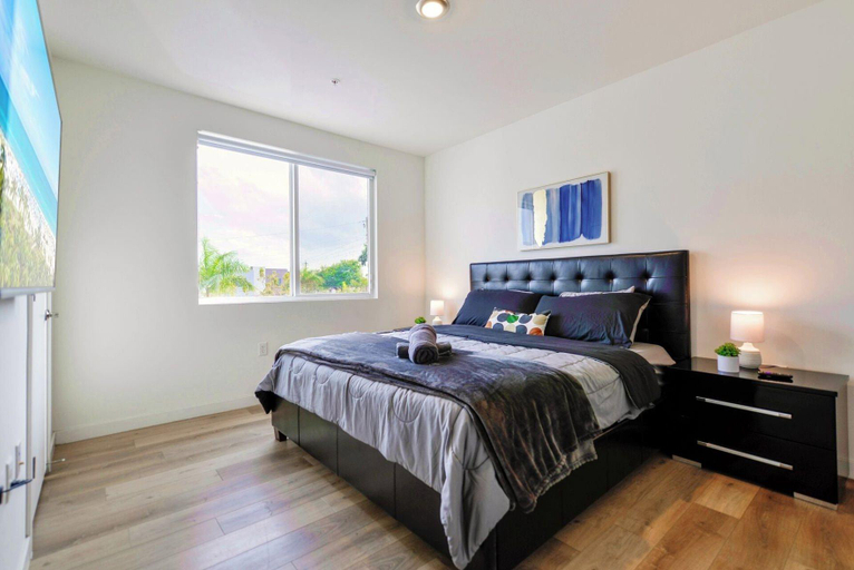 Bedroom 3, Prime Townhouses Near Design District, Miami-Dade
