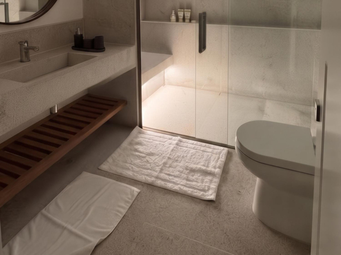 Bathroom 2, The Grove Gulberg Apartment With Free Swimming Pool, Islamabad