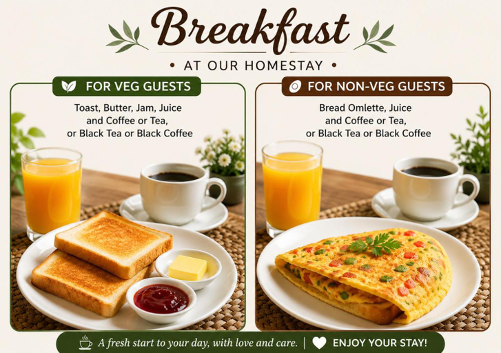 Food & Drinks 5, Kovalam Beach house -sea view202, Thiruvananthapuram