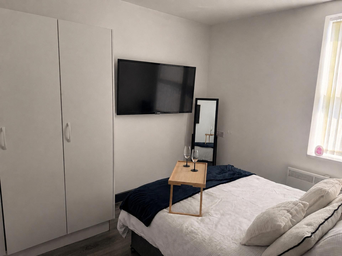 Room 5, Wolverhampton City Apartment - Modern & Cozy Stay, Wolverhampton