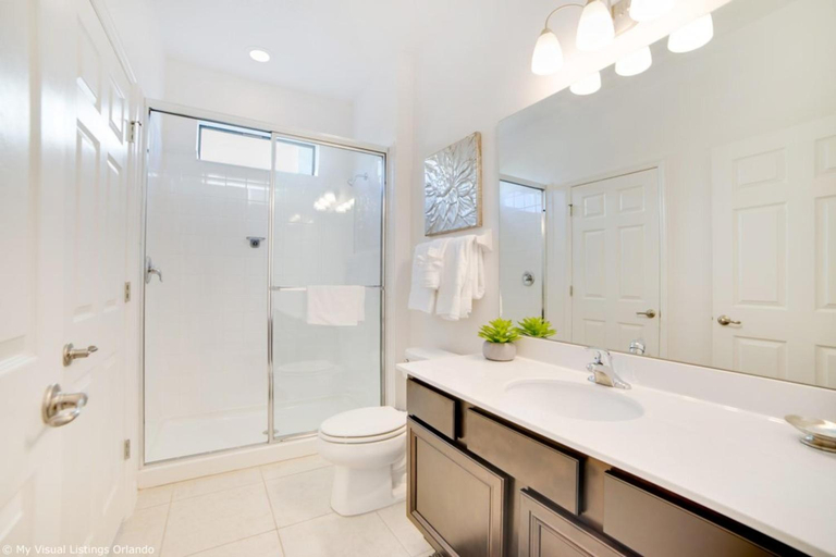 Shower 3, Spacious Family Villa w/ Pool & Themed Bedrooms, Polk