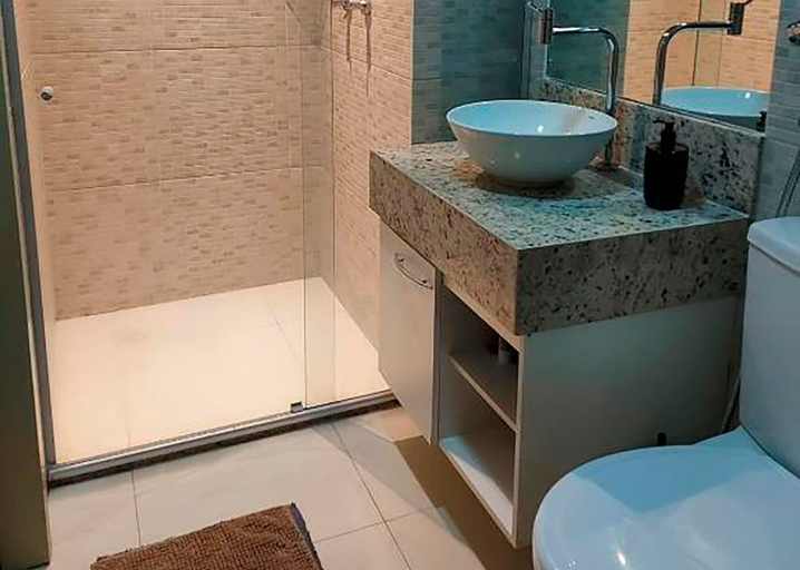 Bathroom 4, Flat Frente Mar - Praia de Tabatinga, Conde