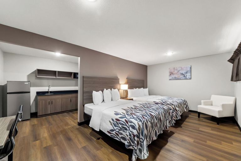 Bedroom 2, Red Roof Inn Del Rio, Val Verde