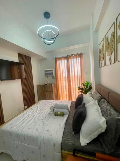 Bedroom 3, Studio Condo Staycation I The Courtyard at Scala I Taguig City, Taguig