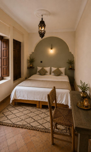 Bedroom 2, Riad Andaloussia prive 3 chambres, Marrakech