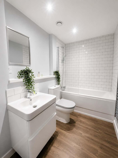 Bathroom 3, Stylish 2 Bed Apartment in Central Birmingham, Birmingham