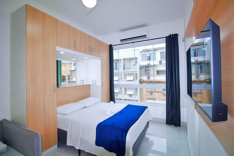 Room 3, Vista para o mar na quadra da Praia C066, Rio de Janeiro