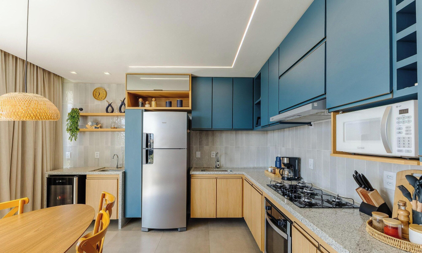 Private kitchen 4, Apto Encantador Cerca del mar en Marau Vll0107, Maraú