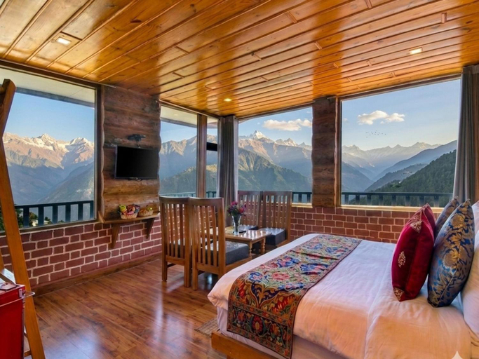 Bedroom 2, LA Riqueza Kanatal - Himalayan View Rooms - Parking on Site - Close to Surkanda Devi Temple & Jungle, Tehri Garhwal