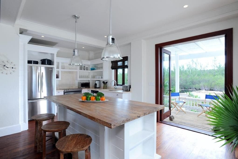 Private kitchen, Alfred - Private - 2br Beachfront Home With Pool Solar Banks Rd 5 Bedroom Home