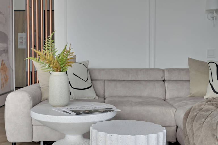 Living area 5, Porto Seaside with Gym and Parking, Gdańsk City