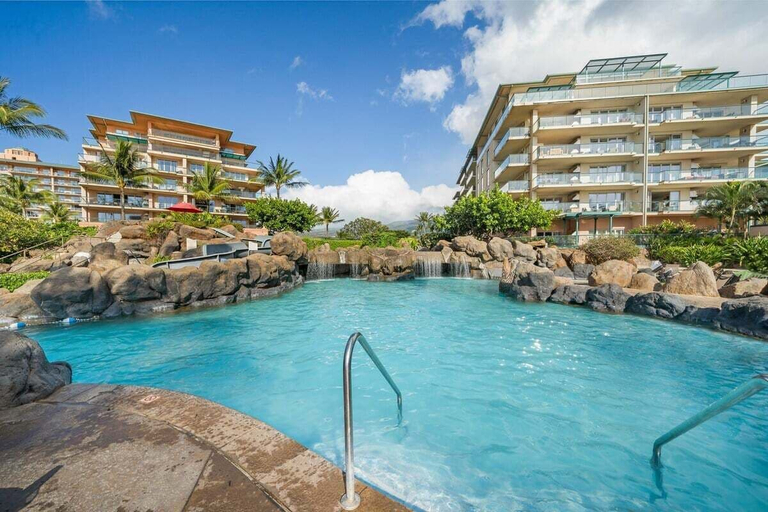 Outdoor pool 4, 3BD Oceanfront Retreat w/ Lanai, Floor-to-ceiling Views & Modern Kitchen - Honua Kai 825, Maui