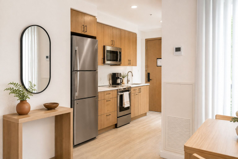 Private kitchen, Downtown Sablemark Hotel, Toronto