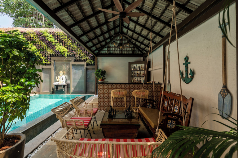 Outdoor pool 2, Staymaster Shangrila-4BR Private villa, North Goa
