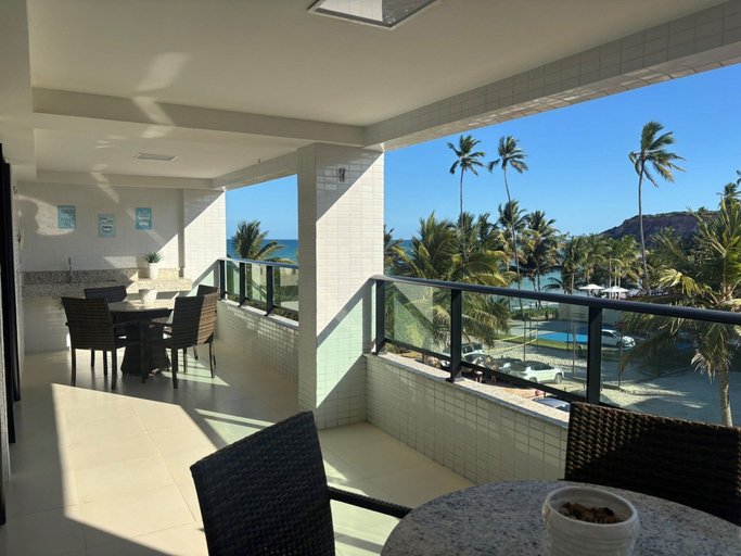 Outdoor dining 3, Flat Gold Vista Mar - Praia de Tabatinga, Conde