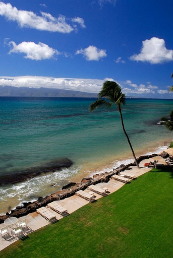 Interior 3, Oceanfront 1BD Condo w Ocean Views Pool AC - Kaleialoha 409, Maui