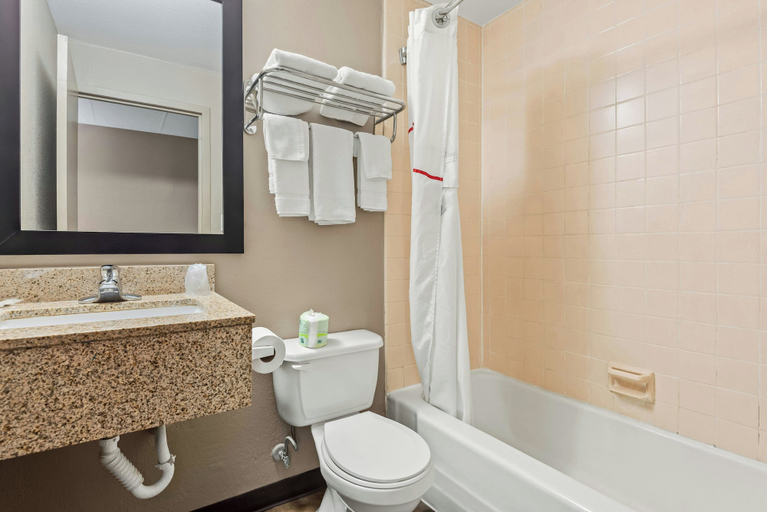 Bathroom 4, Red Roof Inn York Downtown, York