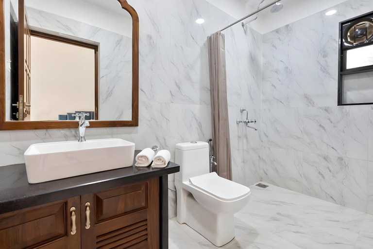 Bathroom 5, Leoney Resort, North Goa