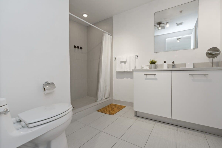 Bathroom, City Condo - In Midtown With Pool and Parking, Miami-Dade