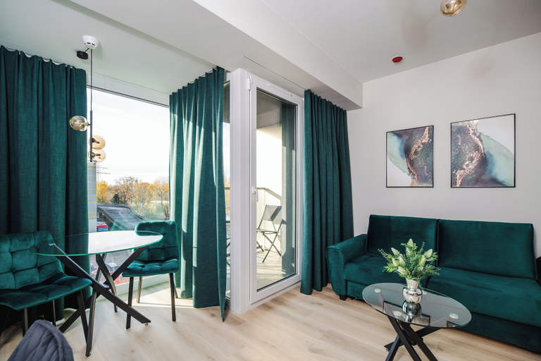 Living area 2, K52 Apartments, Wrocław