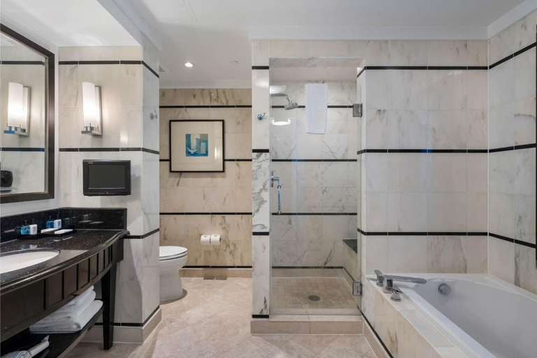 Bathroom 5, FontaineBleau Miami Beach Sorrento Private Ocean Luxury Suite, Miami-Dade