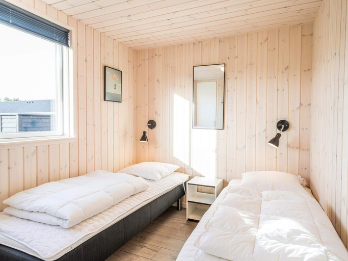 Bedroom 2, 5 Star Holiday Home in Norre Nebel, Varde