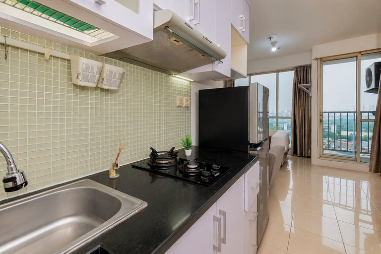 Private kitchen 2, Minimalist And Homey Studio At Apartment Tifolia, East Jakarta