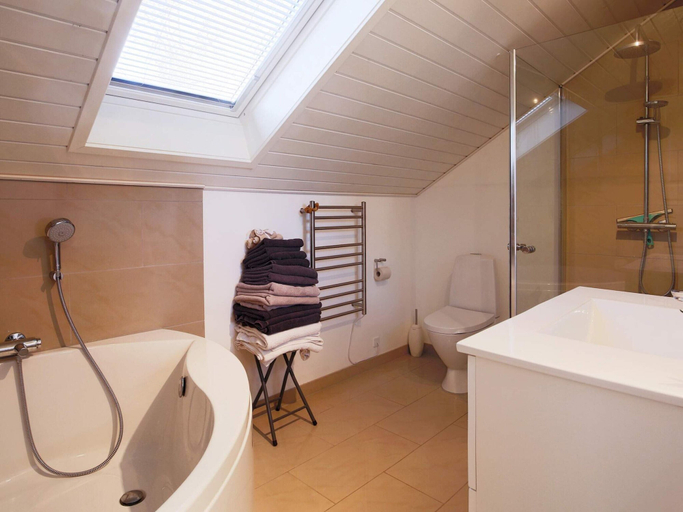 Bathroom, 8 Person Holiday Home in Gilleleje, Gribskov