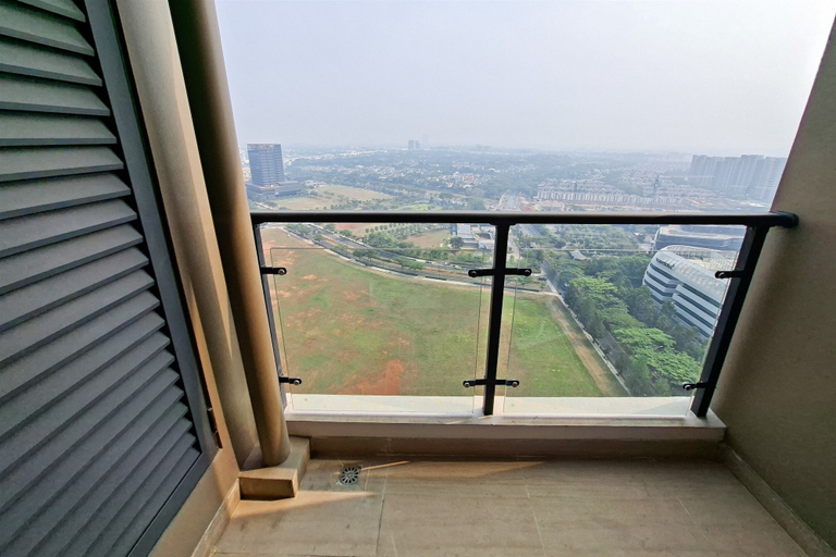 Balcony, Beautifully Designed 2Br At Apartment Sky House Bsd, South Tangerang