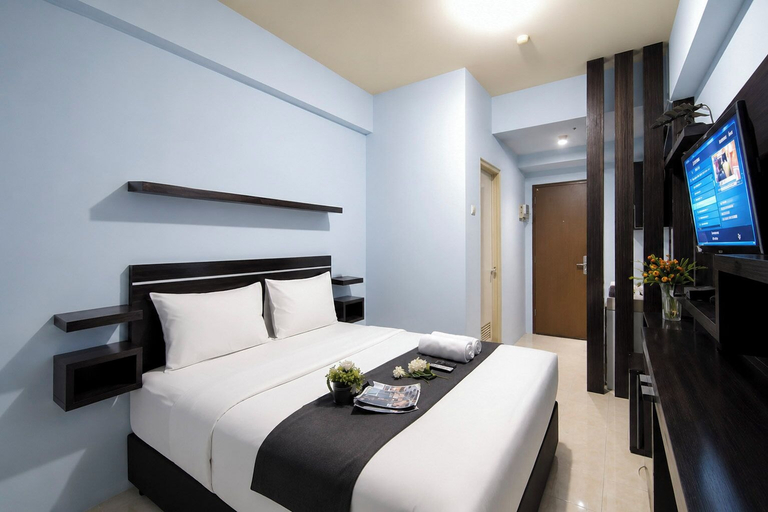 Room 5, Chic Minimalist Studio At Apartment Suites @Metro, Bandung