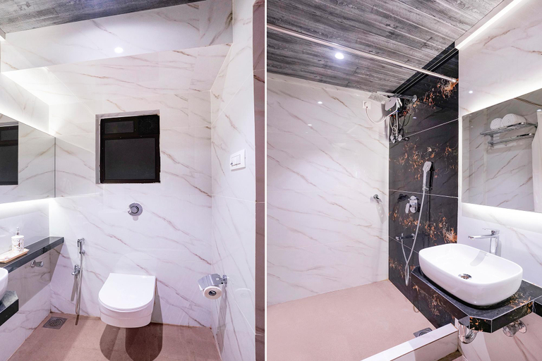 Bathroom 4, FabHotel Host Inn, Mumbai Suburban