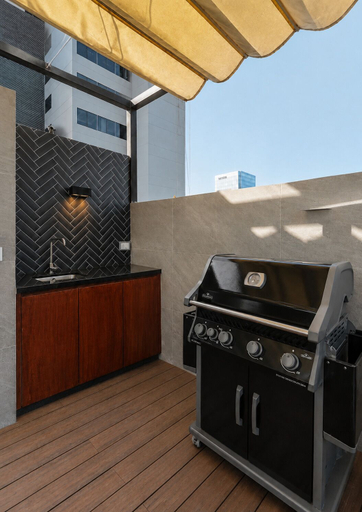 BBQ/picnic area 3, Suite ejecutiva Piscina y Gym San Isidro, Lima
