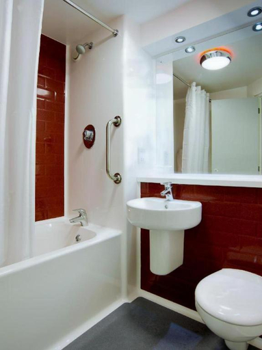 Bathroom 5, Travelodge Morecambe, Lancashire