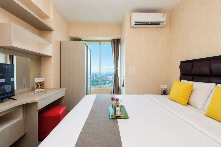 Interior 2, Compact Style 1Br Without Living Room At Grand Kamala Lagoon Apartment, Bekasi