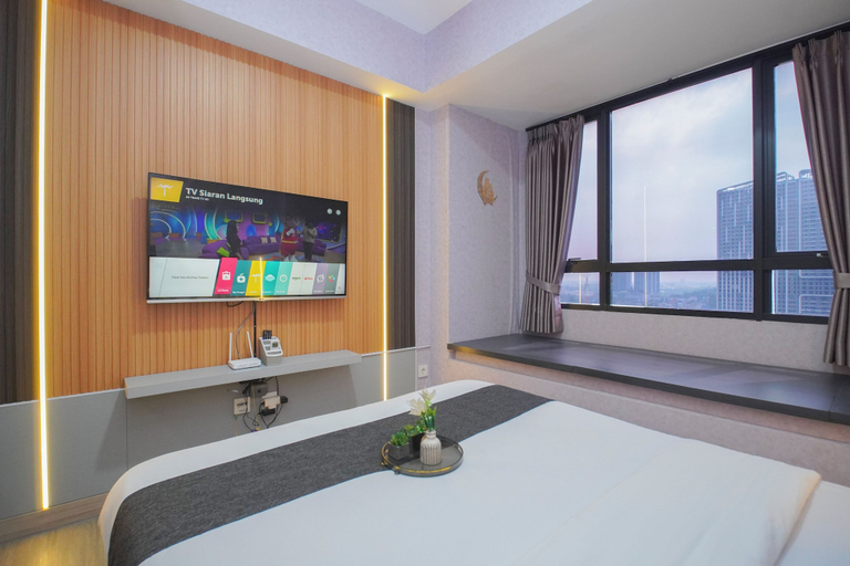 Room 2, Chic And Homey Studio Room At Apartment Collins Boulevard, Tangerang