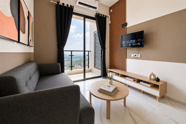 Interior 5, Elegant Charming 1Br At Apartment Sky House Bsd, South Tangerang