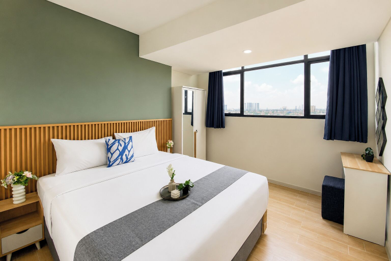 Interior 5, Light Filled 3Br At Apartment Daan Mogot City, West Jakarta