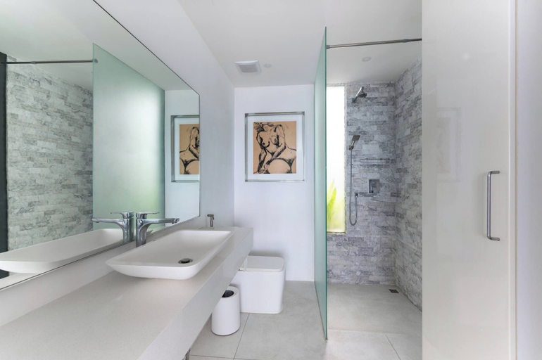 Bathroom 3, Central Villa With Mountain & sea View, Ko Samui