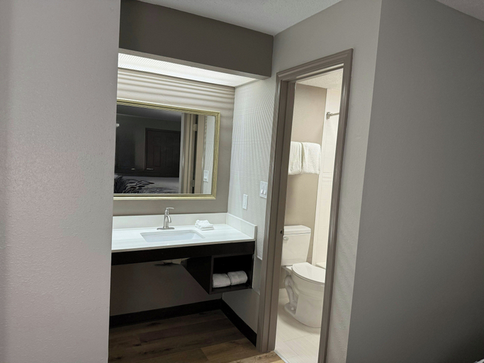 Bathroom 2, Red Roof Inn Helen, GA - Downtown, White