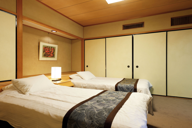 Bedroom, Arima Onsen Gekkoen Yugetsusanso, Kobe