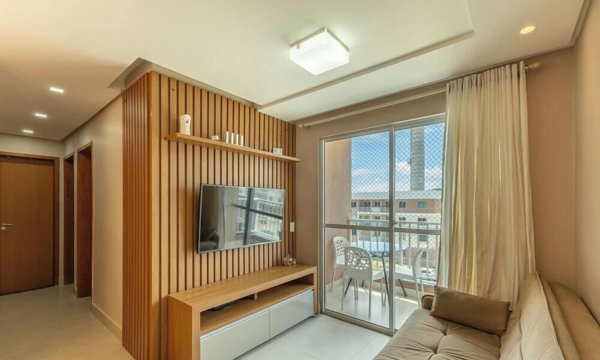 Living area 1, Apart 450m From the Beach in Cond. w/ Pool Var0302, Ilhéus