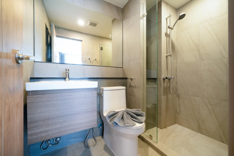 Bathroom, Space 402 • Pool, Gym & Coworking Escape, Phuket Island