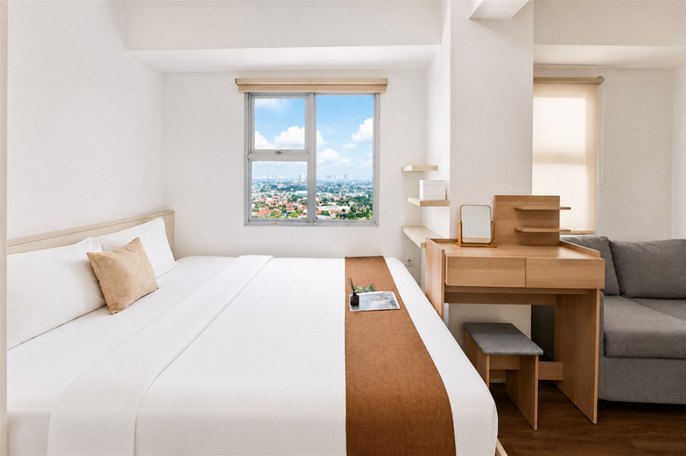 Interior 3, Peaceful And Restful Studio Room At Apartment Urbantown Serpong, Tangerang Selatan