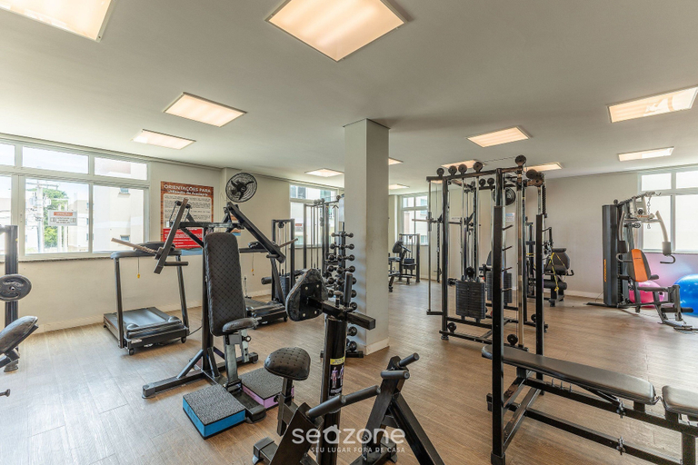 Fitness facility, Apart 450m From the Beach in Cond. w/ Pool Var0302, Ilhéus
