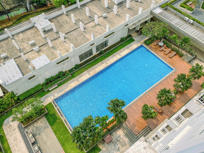 Exterior 2, Calming And Cozy Studio Room At Apartment Citra Living, Jakarta Barat
