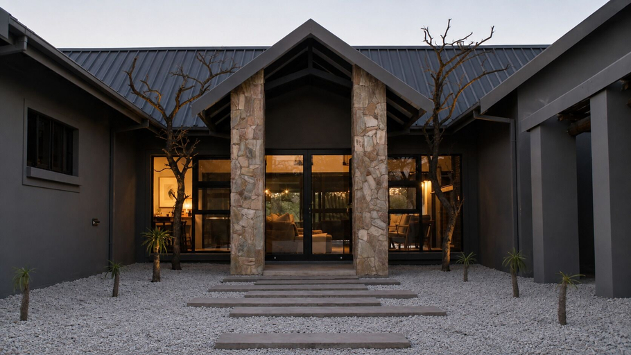Exterior detail, Villa Thula, Mopani