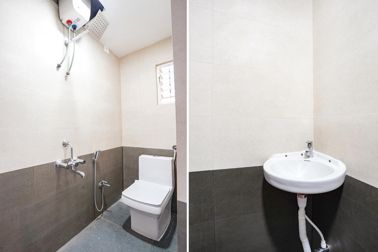 Bathroom 4, FabHotel Galaxy Apartment, Pune