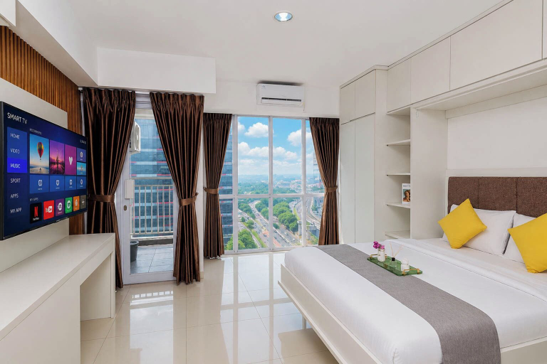Room 4, Cozy Modern Living Studio At Apartment H Residence, East Jakarta